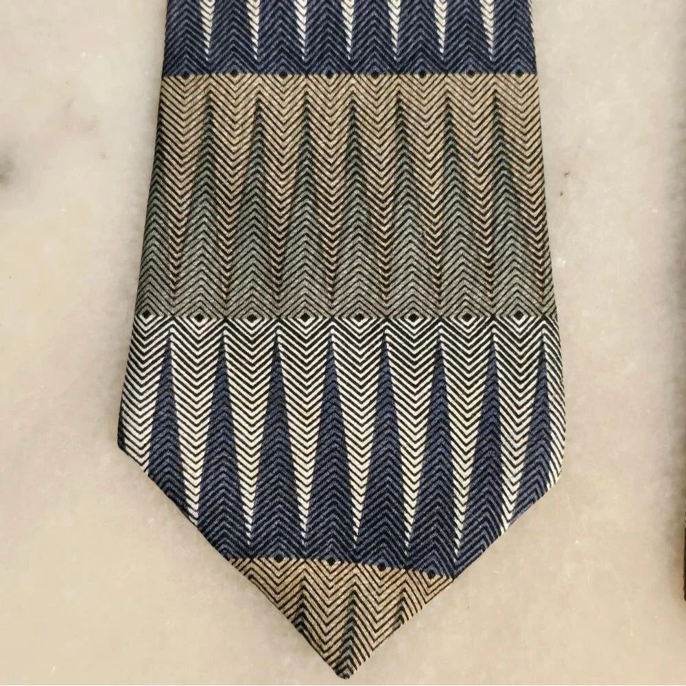 Christian Dior silk tie vintage made in USA